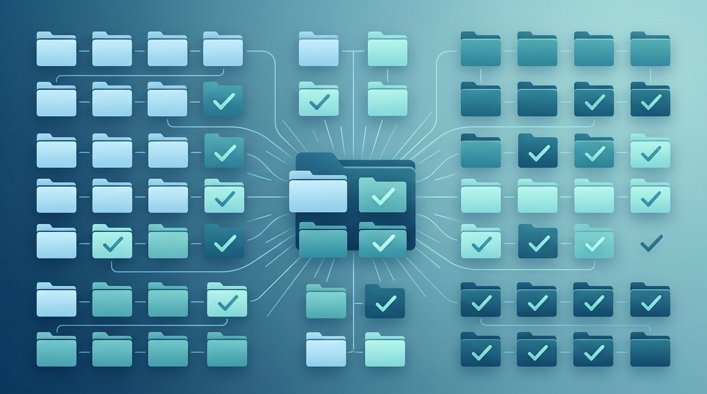 Representa&ccedil;&atilde;o gr&aacute;fica de organiza&ccedil;&atilde;o mental e fluxo de trabalho limpo.